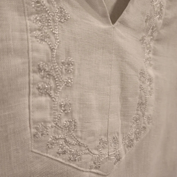 100% Irish linen blouse - Picture 2 of 12